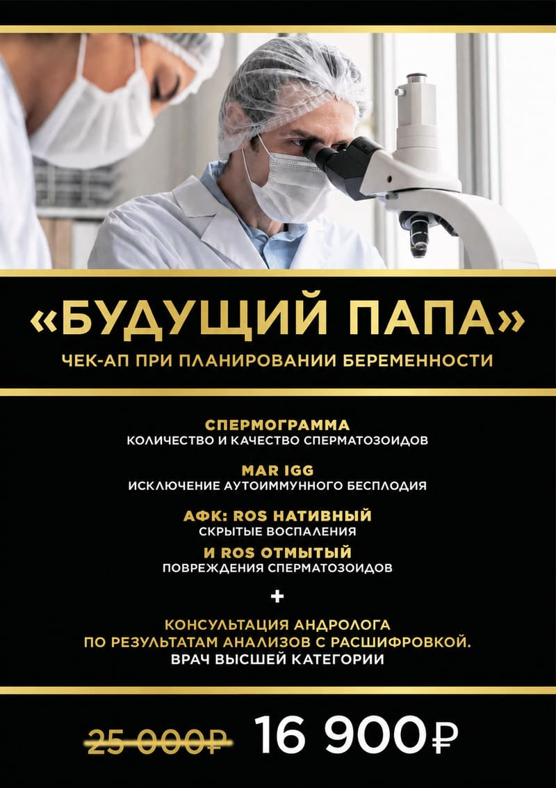 Будущий папа - чек-ап при планировании беременности